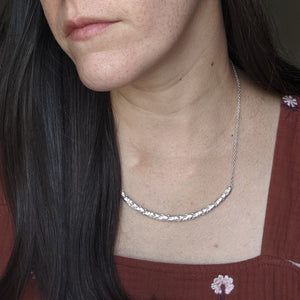 Cathy's Hammered Arc Necklace