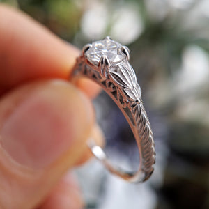 Custom Vintage-Inspired Engagement Ring