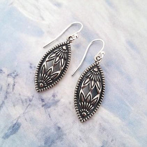 New Protea Marquise Earrings