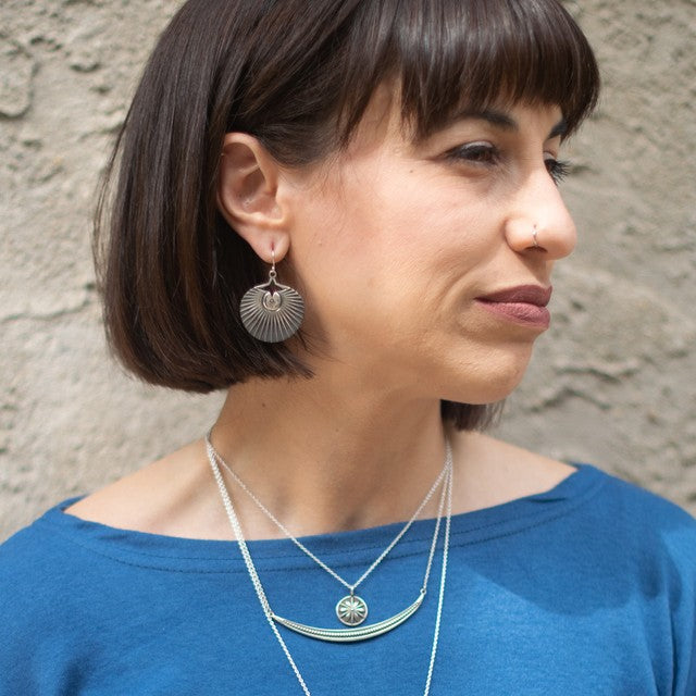 Layering Silver Necklaces