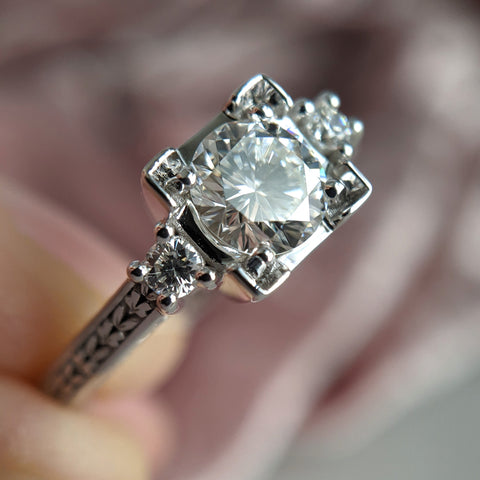 Nicole's Heirloom Diamond Engagement Ring