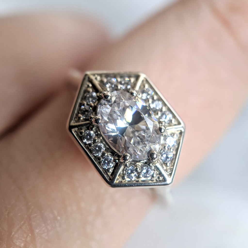 Wide Diamond Accent Ring
