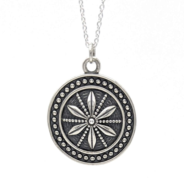 Star Anise Coin Medallion Pendant